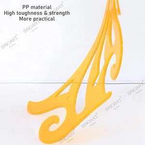 SINOART Set di 3 Righelli Curvi Francesi Professionali <span class=keywords><strong>per</strong></span> Disegno Artistico o <span class=keywords><strong>Sartoria</strong></span> - Product Image 4