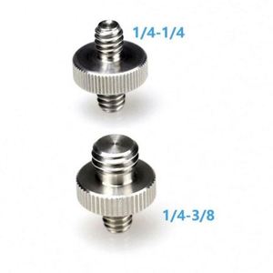 Adaptador de rosca doble macho de 1/4'' a 1/4'' o 3/8'' compatible con trípode, accesorios metálicos para cámara - Product Image 3