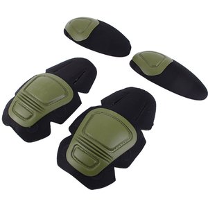HB407 STOCK Gris Noir Vert Kaki Ensemble de 4 protections pour les coudes et les genoux pour le sport, l'équitation, le ski et le travail - Product Image 6