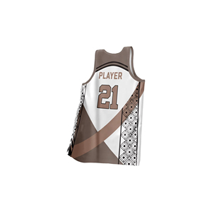 Maillot de <span class=keywords><strong>basket</strong></span>-ball pour <span class=keywords><strong>homme</strong></span>, séchage rapide, respirant, 100% polyester, nouvelle qualité supérieure, entraînement, 100% polyester imprimé - Product Image 3