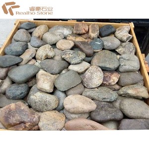 Tranches de galets naturels plats pour revêtement mural extérieur/intérieur - Product Image 1