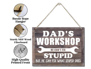 <span class=keywords><strong>Cadeau</strong></span> pour la fête des pères, <span class=keywords><strong>cadeau</strong></span> pour grand-père, panneau mural en bois imprimé à suspendre - Product Image 3