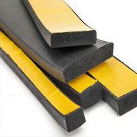 Bandes d'étanchéité en caoutchouc EPDM, mousse adhésive pour porte d'armoire, application automobile, étanche, découpe sur mesure, taille personnalisable