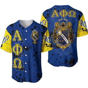 Maillot de baseball sport respirant grande taille avec logo brodé imprimé par transfert thermique personnalisé de la marque Tontons Factory - Product Image 2