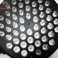 54 pièces de lumière LED PAR pleine couleur, lumière d'effet de scène portable multicolore pour mariage, fête, discothèque, éclairage professionnel pour le public