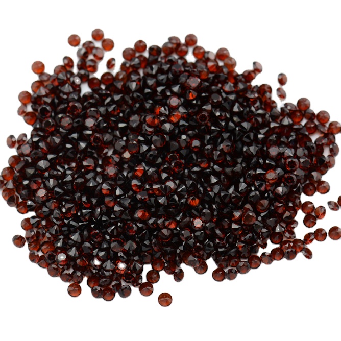 Большой запас, самая низкая цена, Лучшая цена, натуральный красный гранат 2,25 мм, Мозамбикский гранат, драгоценный камень