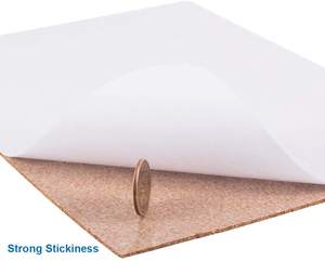 Hojas de <span class=keywords><strong>corcho</strong></span> autoadhesivas de 8x8 pulgadas para posavasos, tapete cuadrado de azulejos de <span class=keywords><strong>corcho</strong></span> para pared, tablón de anuncios, DIY, venta al por mayor - Product Image 5