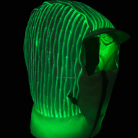 Gorro Ushanka LED Recargable por USB, Gorro de Invierno Cálido para Hombre y Mujer