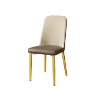 Luxuriöses Design Restaurant-Möbel Marmor-Esstisch mit Goldenen Beinen