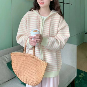 Maglioni <span class=keywords><strong>Donna</strong></span> Invernali 2024 in Poliestere/<span class=keywords><strong>Cotone</strong></span>, Stile Coreano Casual, Scollo a V, Maniche Lunghe, Vendita Calda - Product Image 1