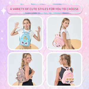 Superctue 3D Mochila intermitente Regalo de regreso a la escuela <span class=keywords><strong>Unicornio</strong></span> Juguete <span class=keywords><strong>interactivo</strong></span> para mascotas Mochila para niños Mochila escolar - Product Image 5