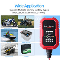 Chargeur de batterie intelligent 12V pour voiture et scooter, nouveau produit avec courant de 1000mA, norme américaine pour l'entretien des camions et des véhicules