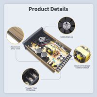 Alimentation à découpage 60W-700W certifiée CE RoHS, haute efficacité PFC, 12V 24V 400W, avec refroidissement par ventilateur et garantie de 3 ans