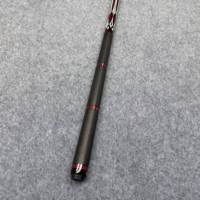 Queue de billard BLUE CARDAMOM 58 pouces, fût en carbone intégral, embout en ébène avec incrustation d'ormeau, faible déflection, pointe de 12,5 mm, queue de billard professionnelle