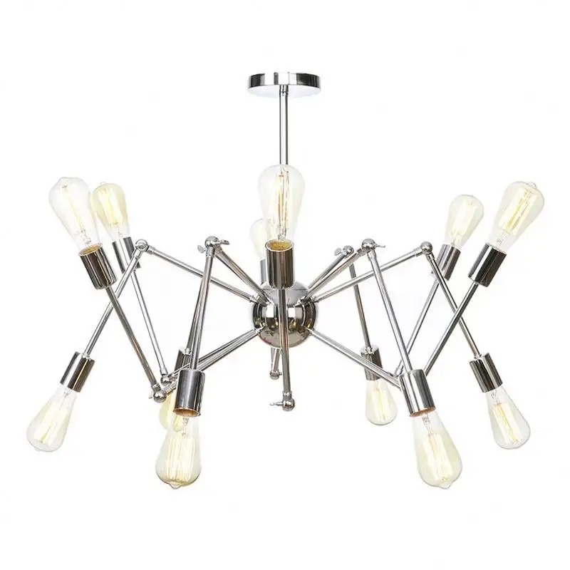 ホームバーヴィンテージプレキシガラスペンダント照明器具用のクリエイティブレトロ天井シャンデリアランプ