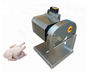 Toptan kesme makinesi tavuk-Tavuk bölümü kesme makinası/elektrikli dikey ördek et kesme bölüm tavuk kemik testere kesici makinesi