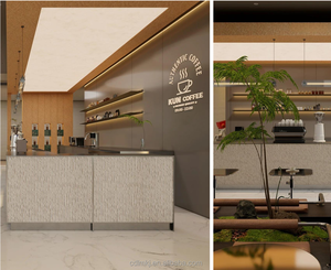 Panel de Pared de Piedra Travertino Flexible Autoadhesivo, Revestimiento Ligero para Renovación de <span class=keywords><strong>Interiores</strong></span> Comerciales y Hoteles - Product Image 6