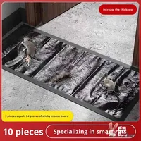 Piège à souris adhésif solide à base de plantes, super puissant, tapis magique collant, grand attrape-souris, accessoires