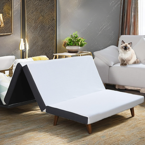 <span class=keywords><strong>Materassino</strong></span> trapuntato per casa in <span class=keywords><strong>spugna</strong></span> pieghevole per <span class=keywords><strong>materassino</strong></span> portatile in schiuma ad alto rimbalzo triplice addensato per uso alberghiero ospedaliero domestico - Product Image 2