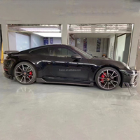 Kit carrosserie en fibre de carbone pour Porsche 911 992 2019+ : Lame avant, diffuseur arrière, jupes latérales, kit carrosserie extérieur