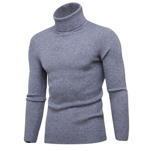 Vendita calda maglione a collo alto da <span class=keywords><strong>uomo</strong></span> Slim Fit a collo alto maglione a collo alto per <span class=keywords><strong>uomo</strong></span> a maniche lunghe maglione termico - Product Image 1