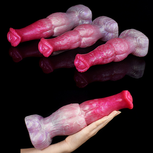 Consoladores con forma <span class=keywords><strong>de</strong></span> pene enorme para mujer, juguete <span class=keywords><strong>de</strong></span> silicona suave, realista, con nudo <span class=keywords><strong>de</strong></span> perro, con forma <span class=keywords><strong>de</strong></span> Animal - Product Image 1