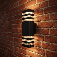 Lampes murales LED en aluminium pour extérieur, base E27, design moderne, décoration, lampe murale LED