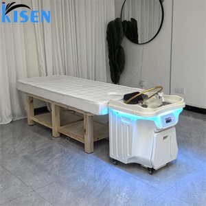 Cama Portátil Kisen para Terapia de Spa Capilar Japonés con Circulación de Agua, Uso en Salón, Móvil, Desmontable, Fácil de Limpiar - Product Image 5