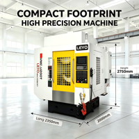 Centre d'usinage vertical CNC compact U200T 5 axes, haute précision, style Fanuc Robodrill