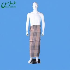 MD017 ABBAS 2021 Abito Musulmano da Uomo di Alta Qualità, Mawaz Sarong in Poliestere, Colori Assortiti, Casual e da Preghiera - Product Image 1