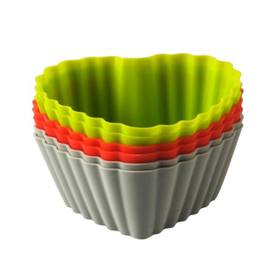 Silicone cupcake Baking ly nhà máy, tái sử dụng <span class=keywords><strong>muffin</strong></span> cupcake lót chủ sở hữu cho Đảng giáng sinh, dễ dàng làm sạch Pastry <span class=keywords><strong>Muffin</strong></span> khuôn mẫu - Product Image 6