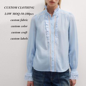 2025 estate nuovo Design <span class=keywords><strong>camicia</strong></span> da donna con bottoni a maniche lunghe da donna - Product Image 1