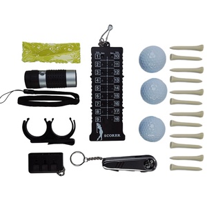 Usine Personnalisé <span class=keywords><strong>Golf</strong></span> Boîte Cadeau Outil Pu Sac Accessoires De <span class=keywords><strong>Golf</strong></span> Kit Tee Ball Brosse De Nettoyage Télémètre Clip Tableau De Bord - Product Image 6
