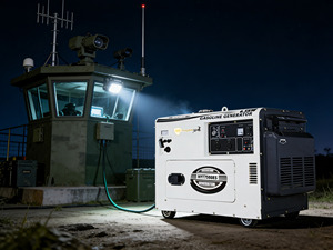 Générateur d'<span class=keywords><strong>essence</strong></span> silencieux de première classe 9 kW, construction durable et fonctionnement silencieux pour les chantiers, les voyages en camping et les besoins de secours à domicile - Product Image 3