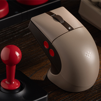 Mouse Óptico Inalámbrico para Juegos 8BitDo Retro R8, Versión con Efecto Hall, 2.4G/Con Cable, 3 Modos, Compatible con Windows PC