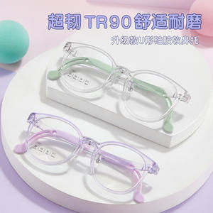 Montura de gafas gruesa para niños, modelo 1707, antideslizante, montura completa para niños, con almohadillas nasales ajustables. - Product Image 4