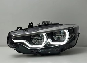 Nuovi Fari Anteriori a LED per <span class=keywords><strong>Serie</strong></span> 4 F32/F36/F82 2013-2019, Stile Laser Esagonale DRL 6000K con Accento Blu, Plug & Play - Product Image 4