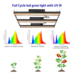 Bava độc đáo cao ppfd 600 wát LED Grow Bar Samsung lm301h EVO quang phổ đầy đủ màu Đỏ IR UV thương mại thủy canh phát triển đèn cho lều - Product Image 2