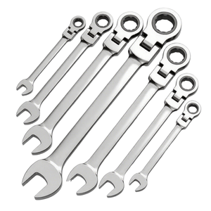 Juego de Llaves de Trinquete de 16 Piezas con Llaves Combinadas de Acero al Cromo Vanadio, Kit de Herramientas Manuales para Bricolaje y OEM - Product Image 1