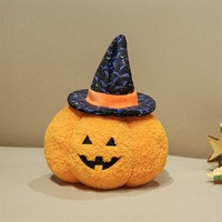 Nouvelle peluche en forme de citrouille fantôme Woodfield, oreiller, ailes d'ange et de démon, cadeau de Noël pour enfants, jouet en coton, fête