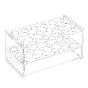 Nouveauté 2025 : support à tubes à essai en acrylique transparent personnalisé pour laboratoire scolaire - Product Image 1