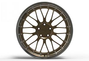Rines Forjados Personalizados de 2 Piezas en Aleación de Aluminio 6061-T6 5x112 5x120 5x114.3 para Mercedes W205 W206 C63 BMW Audi Tesla - Product Image 2