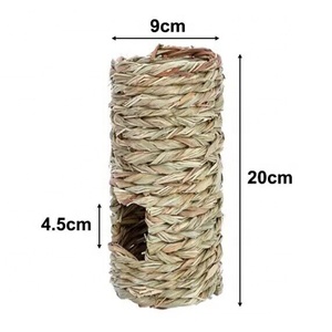 Tunnel tissé d'herbe naturelle pour hamsters - Product Image 1