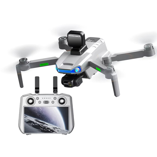 Professional 3 Axis Gimbal Obstacle Avoidance RC Drone with 4K Camera GPS Plastic Foldable 3.5KM Range for Adults Remote Control