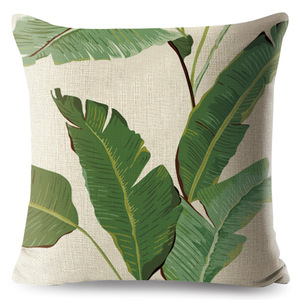 Наволочка для подушки в стиле растений, с тропическим зеленым листом, чехол для подушки для внутреннего декора, украшения для фермерского дома, дивана, дивана - Product Image 6