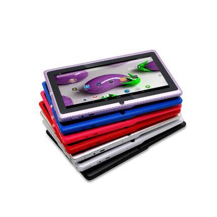 Factory Sale 2024 7 Inch Android Kids Tablet Allwinner A33 8GB ROM WIFI Quick Q88 Shipping New Stock Android 4.4 Tablet