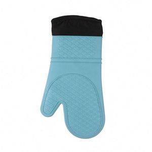 ถุงมือกันความร้อนซิลิโคนสำหรับทำอาหารในครัว OEM & ODM ถุงมือซิลิโคนหนาสำหรับเตาอบไมโครเวฟและอบขนม - Product Image 3