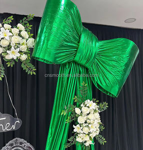 SMOOTHイベント小道具生地シルクジャイアントボウ大すべての色利用可能ビッグボウ結婚式の背景装飾のためのカスタムを受け入れる - Product Image 2