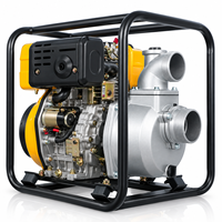 Pompe à eau diesel OEM 6HP DWP80, ensemble de pompe auto-amorçante en aluminium de 3 pouces pour le transfert d'eau agricole