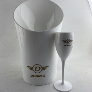 Raffreddatore per Champagne con secchiello per il ghiaccio colorato personalizzato da 4 litri per uso domestico del ristorante